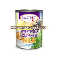 EASTPAC BRAND SWEETENED CONDENSED MILK